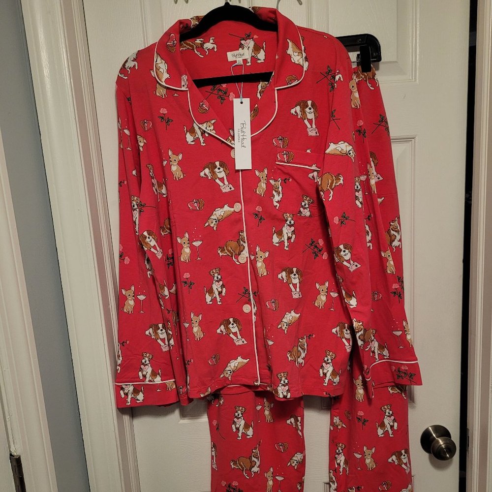 Bed Head Valentine Dog Pajama Set